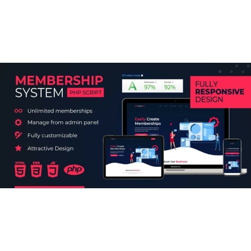Membership System PHP Script 1152x576 1